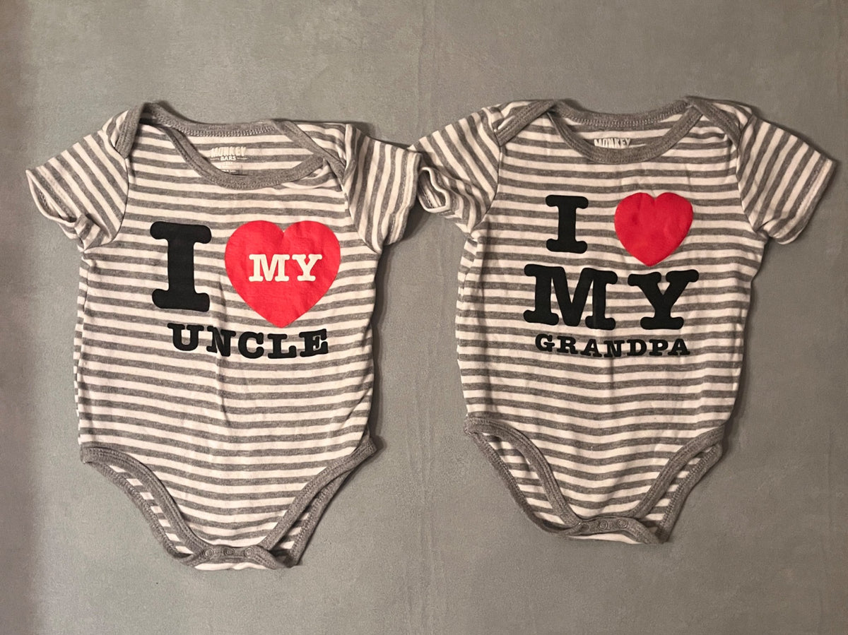 Monkey Bars Onesies – 2 Pack – 18 Months, Kids 18 Month (12-18M)