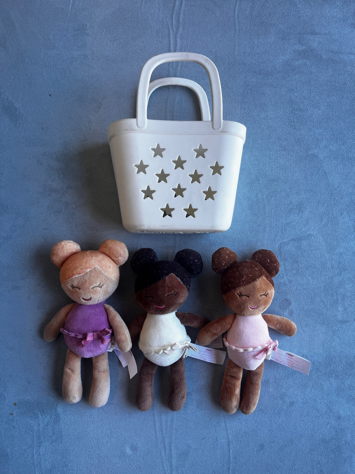 LullaBaby Bath Dolls in basket