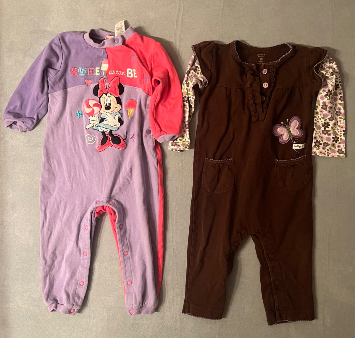 Girls' One-Piece Outfits – 2 Pack – 18 Months, Kids 18 Month (12-18M)