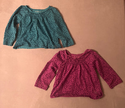 Girls' Children's Place Long Sleeve Tops – 4 Pack – 18 Months, Kids 18 Month (12-18M)