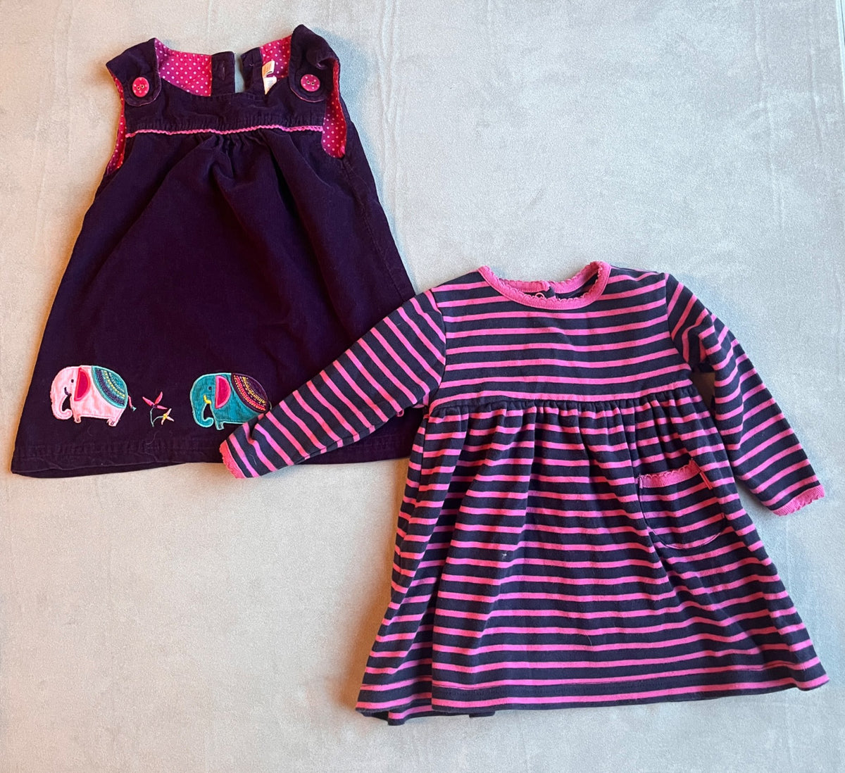 Girls' JoJo Maman Bébé Dresses – 2 Pack – 12–18 Months, Kids 18 Month (12-18M)