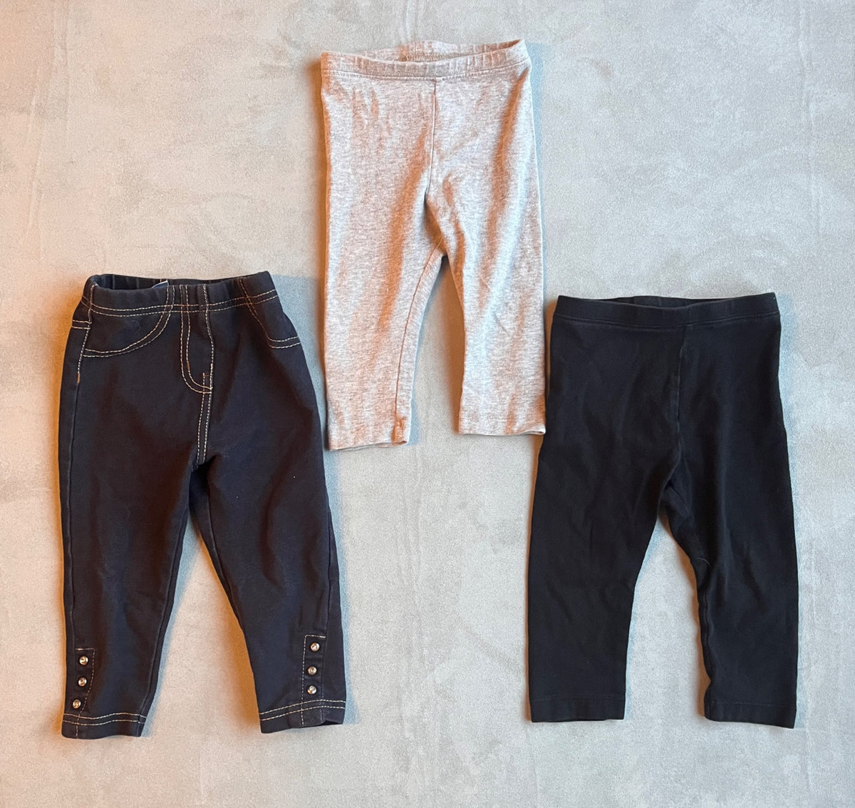 Girls' Leggings – 3 Pack – 12–18 Months, Kids 18 Month (12-18M)