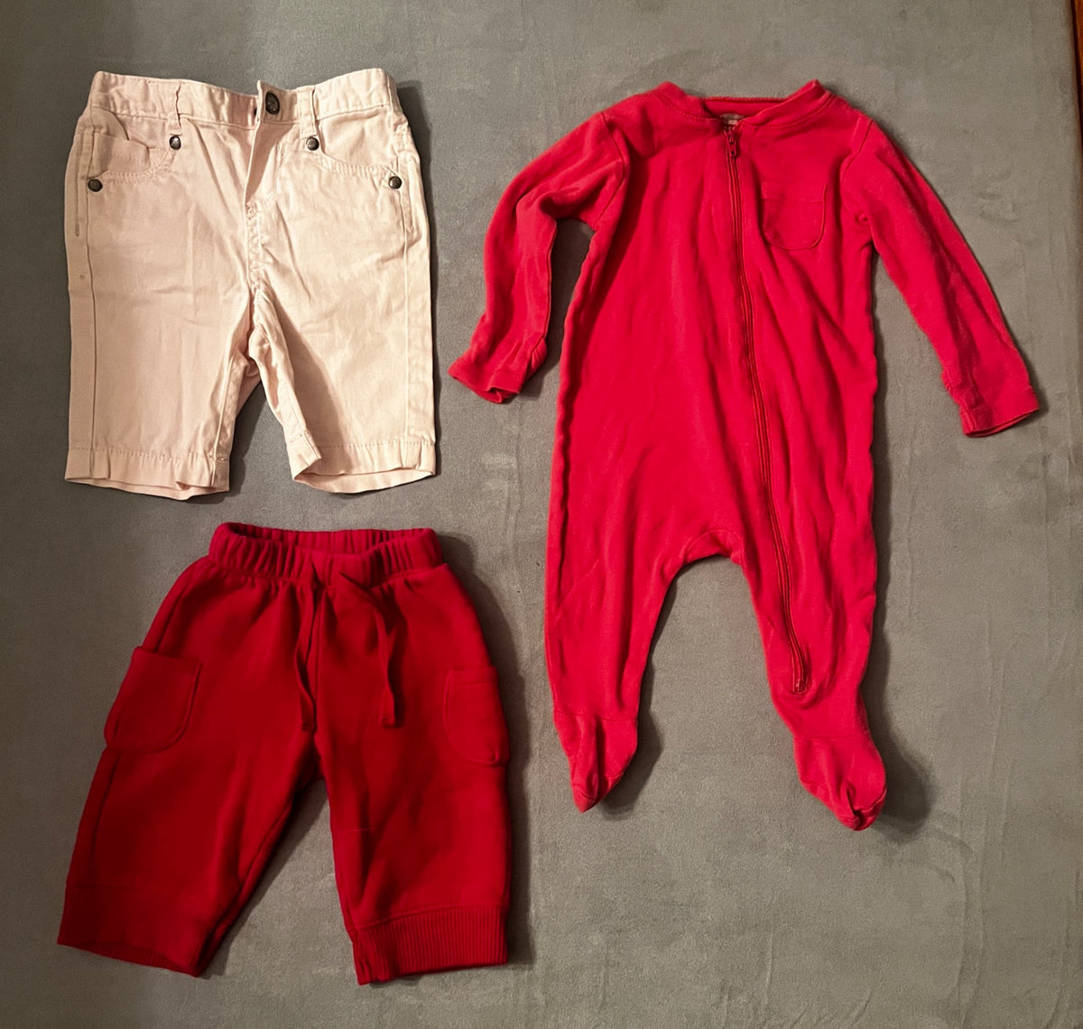 Baby Girls' Clothing Bundle – 3–6 Months – 3 Pieces, Kids 6 Month (3-6M)