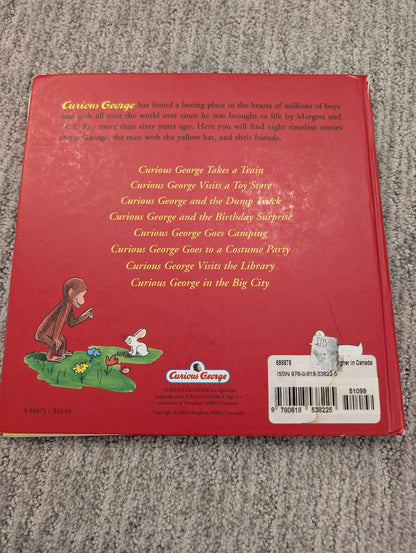 2 large Curious George storybooks