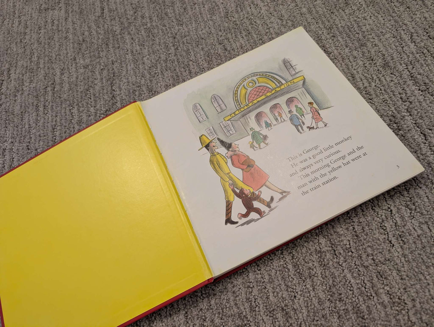 2 large Curious George storybooks