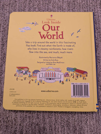 Three Usborne lift-the-flap books