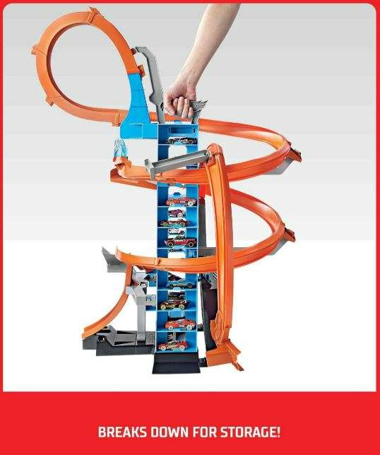 Hot Wheels Sky Crash Tower Track Set