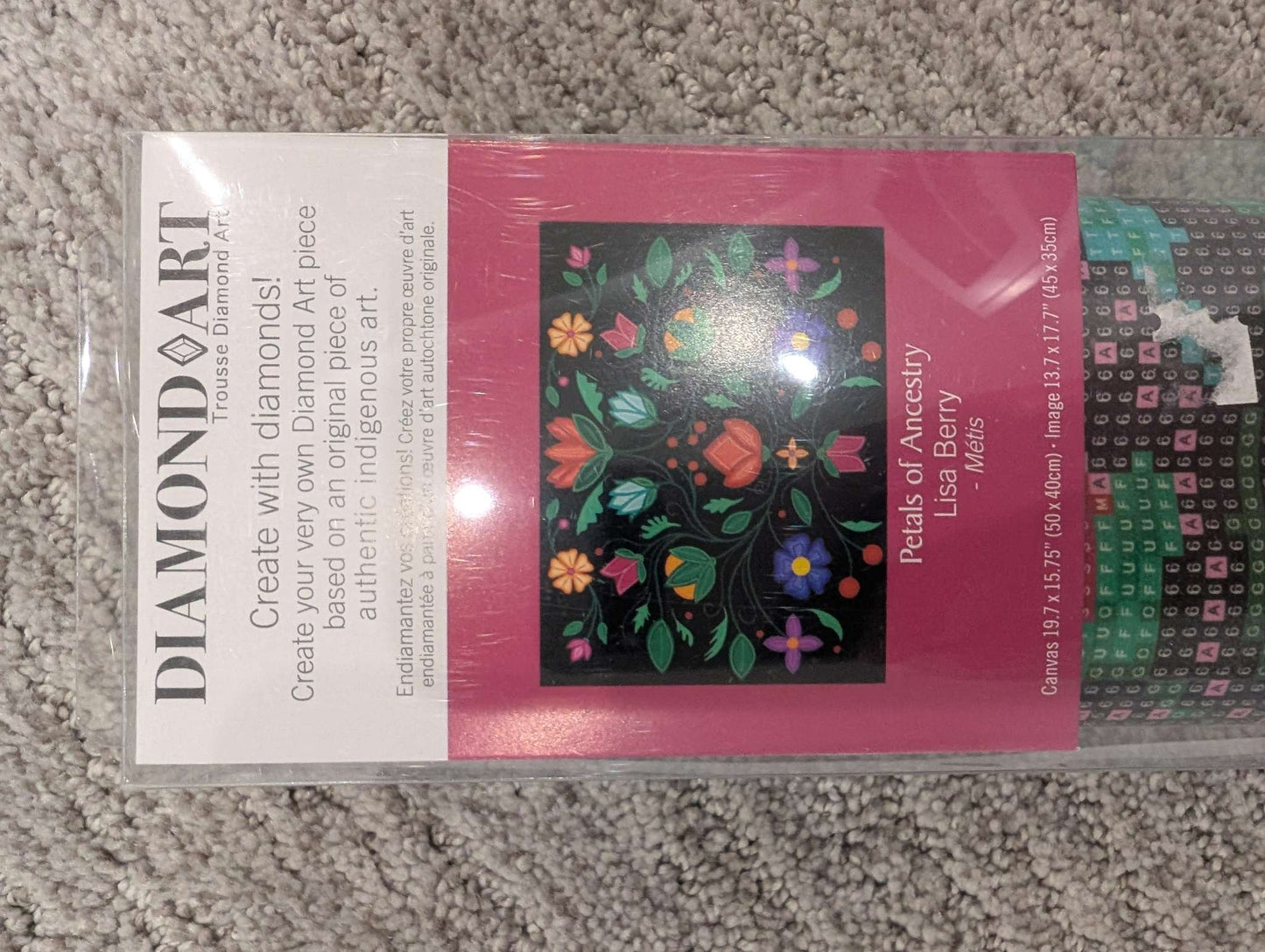 Diamond art Metis flowers