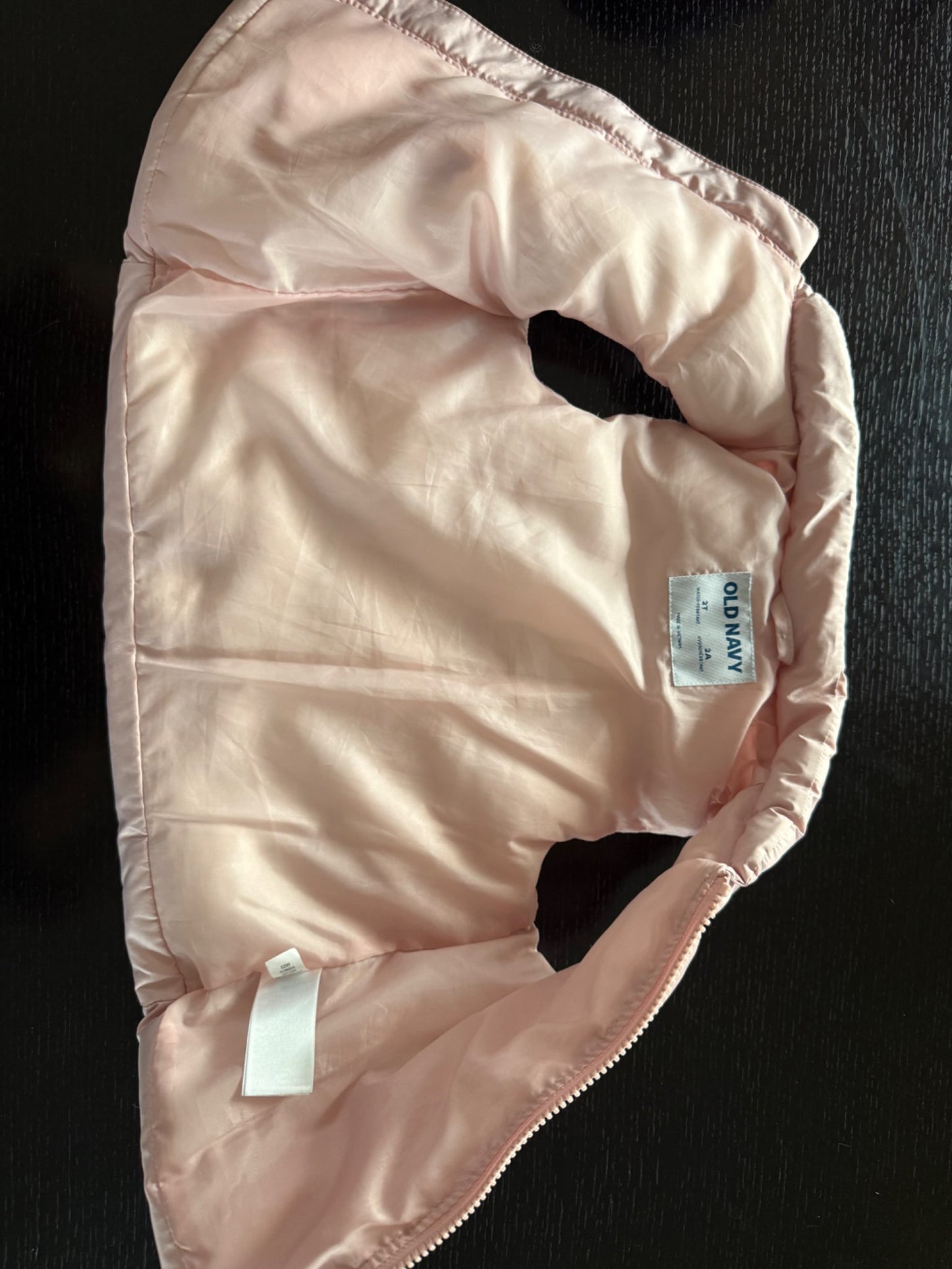 Old Navy Pink Puffy Vest 2T, Kids 2T
