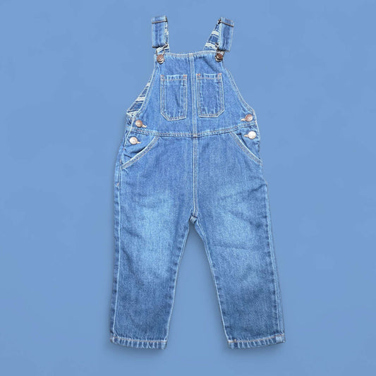 Zara 9-12m jean overalls, Kids 12 Month (9-12M)