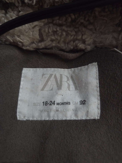 Zara 18-24m fuzzy lined jacket , Kids 24 Month (18-24M)