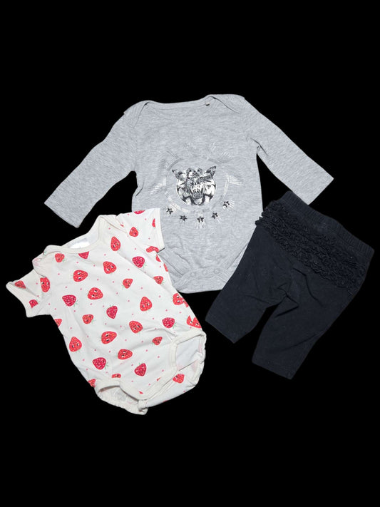 3pc 0-3m bundle Guess, Old Navy & H&M, Kids 3 Month (0-3M)