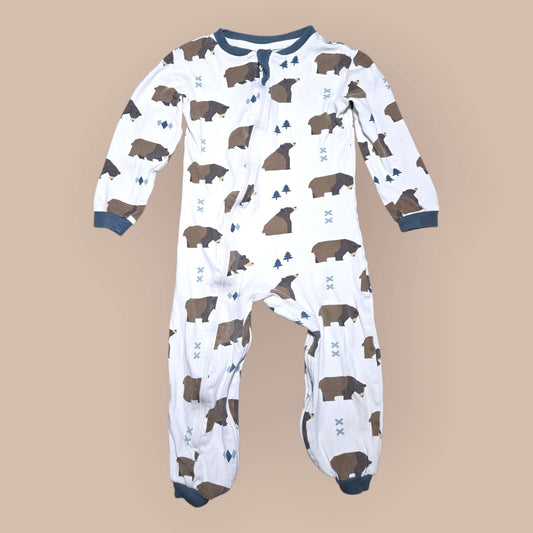Zipper Jamz 2T brown bear sleeper, Kids 2T