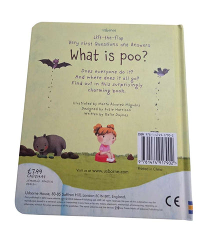 Usbourne What is Poop hard cover book