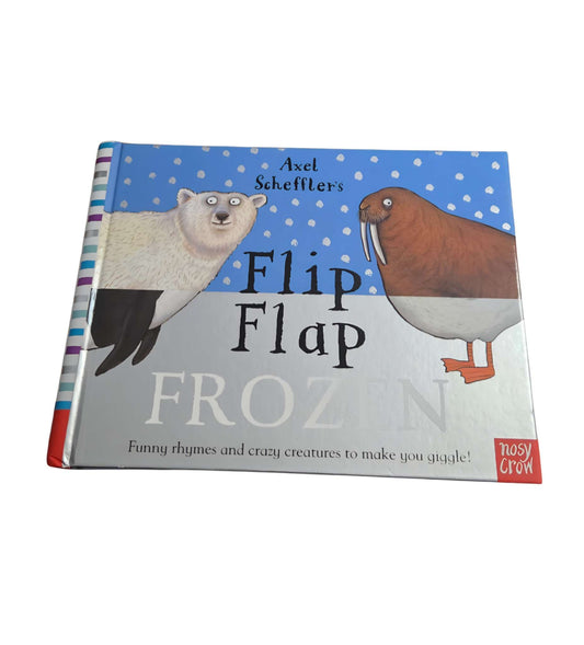 Alex Scheffler Flip Flap Frozen book hard cover