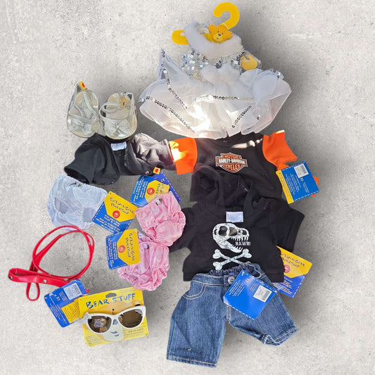 Bundle of Build a Bear outfits new with tag