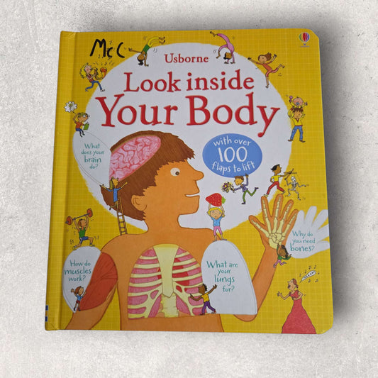 Usbourne Look Inside Your Body hard cover