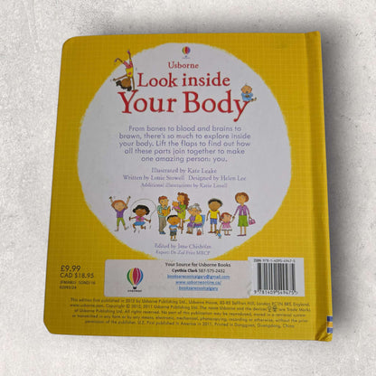 Usbourne Look Inside Your Body hard cover