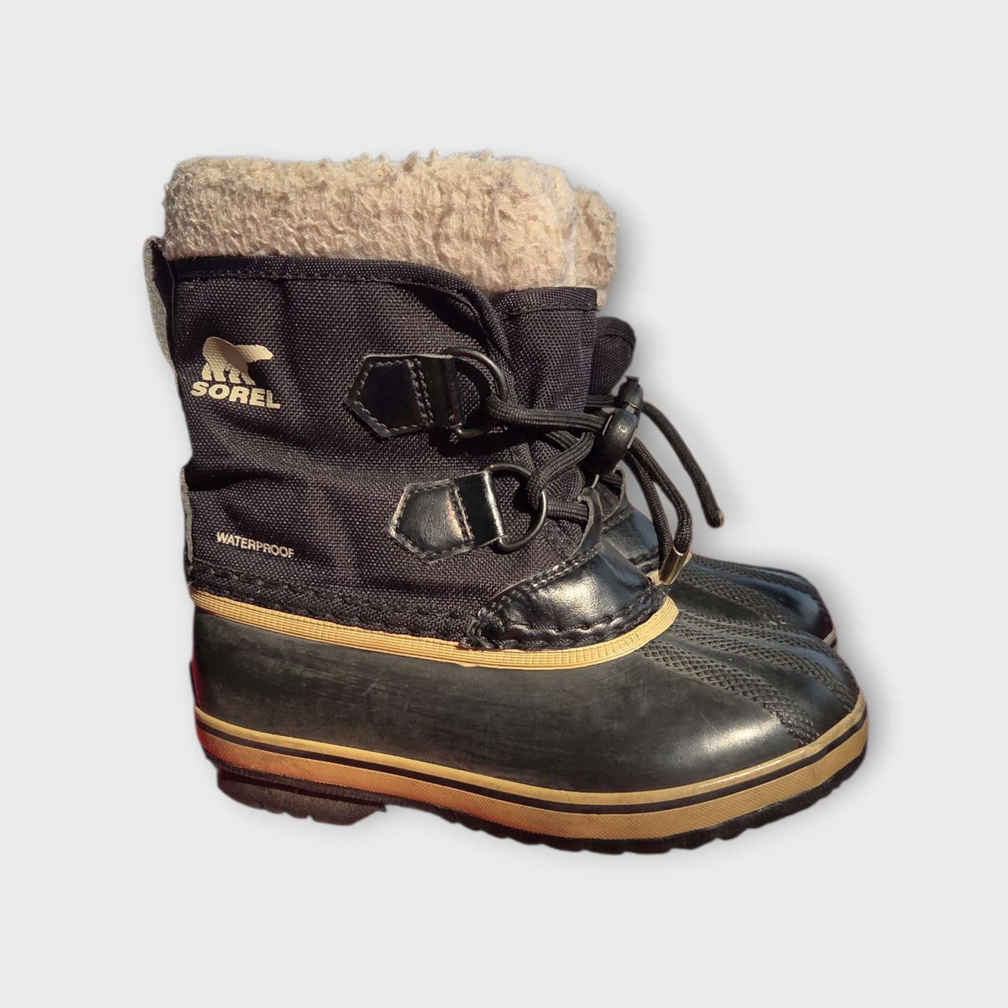 Sorel sz 11 black yoot pac winter boots , Shoes 11 (Toddler:2-4yr)
