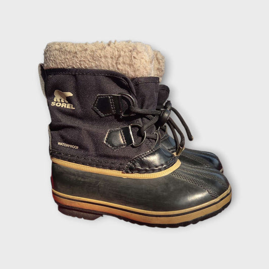 Sorel sz 11 black yoot pac winter boots , Shoes 11 (Toddler:2-4yr)