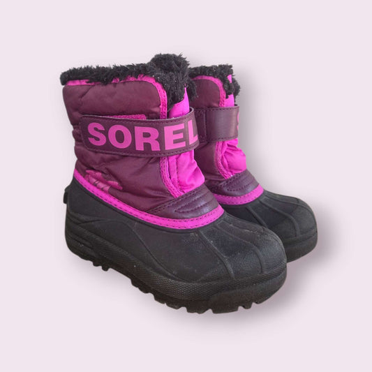 Sorel sz 12 commander purple & pink boots , Shoes 12 (Toddler:2-4yr)
