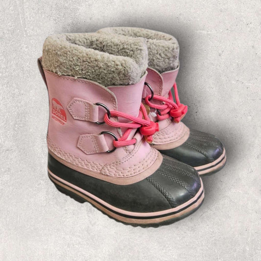 Sorel sz 9 yoot pac pink winter boots, Shoes 9 (Toddler:2-4yr)