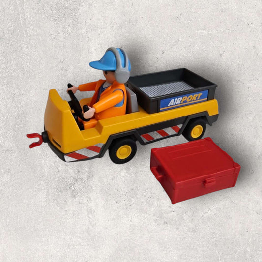 Playmobil airport luggage truck