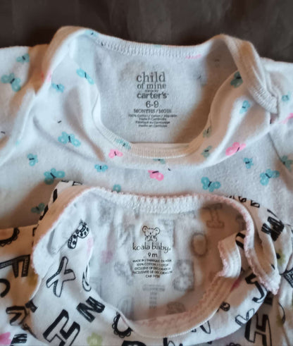 2 pack 9 mos Onsies, Kids 9 Month (6-9M)
