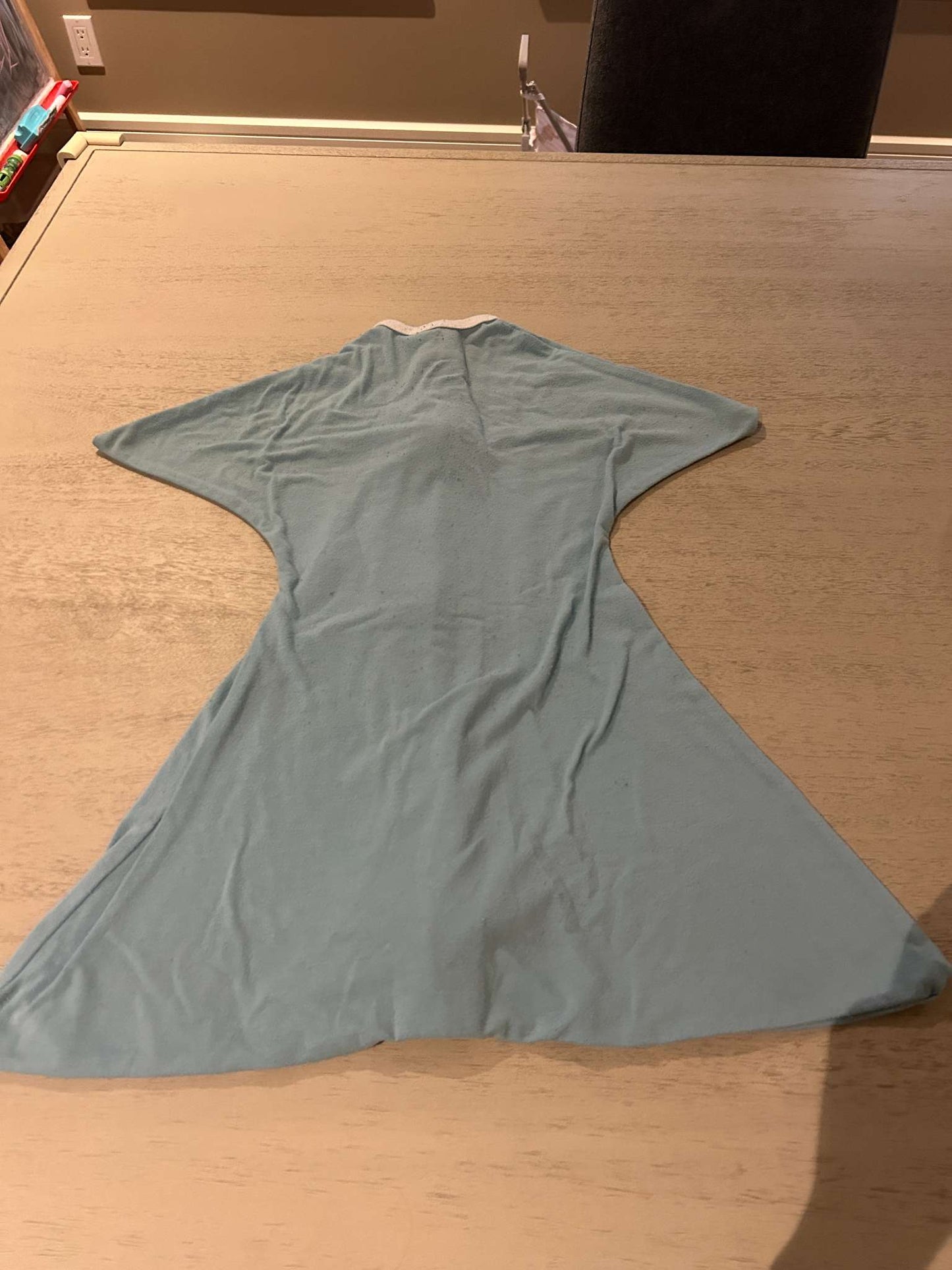 Sleeping Baby Classic Baby Blue Zipadee-Zip - Small 4-8 months (11-20 lbs, 23-25 inches), 0-6 Months (Small)
