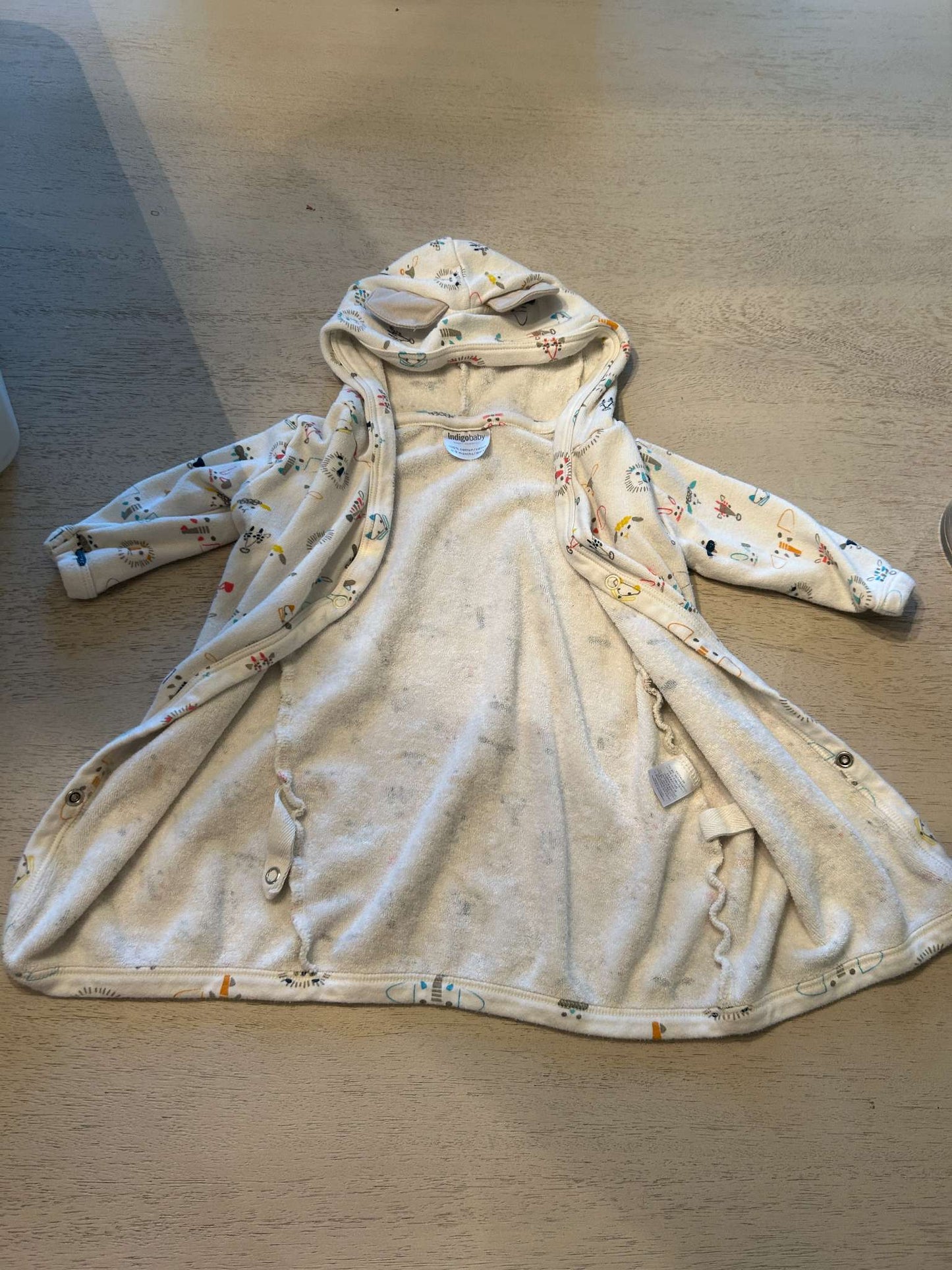 Indigo Baby robe (0-9 months)