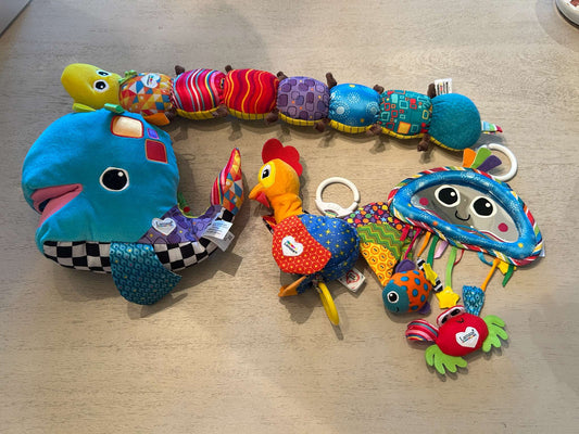 Bright and colorful Lamaze Brand Toys