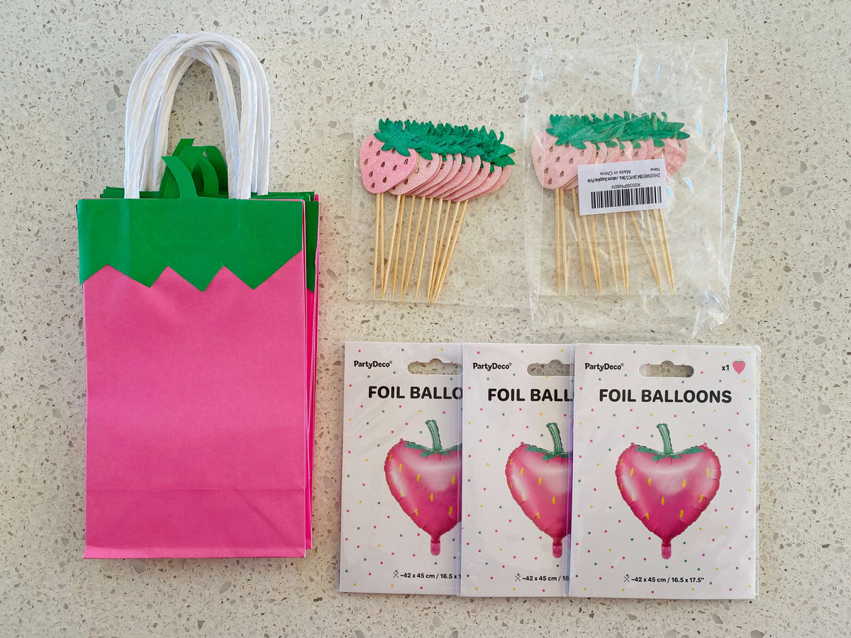 Strawberry Birthday Supplies