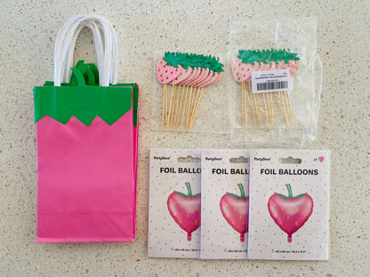 Strawberry Birthday Supplies