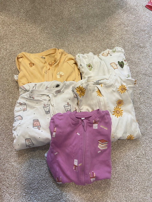 24 month Pekkle Footed Pajams , Kids 24 Month (18-24M)