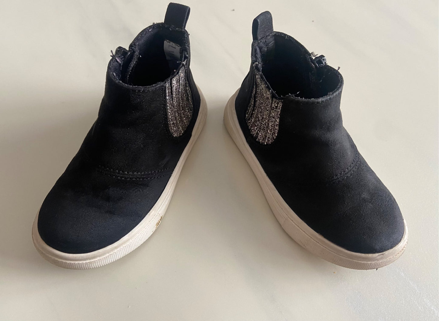 Black booties , Shoes 6 (Walkers:12-24 mth)