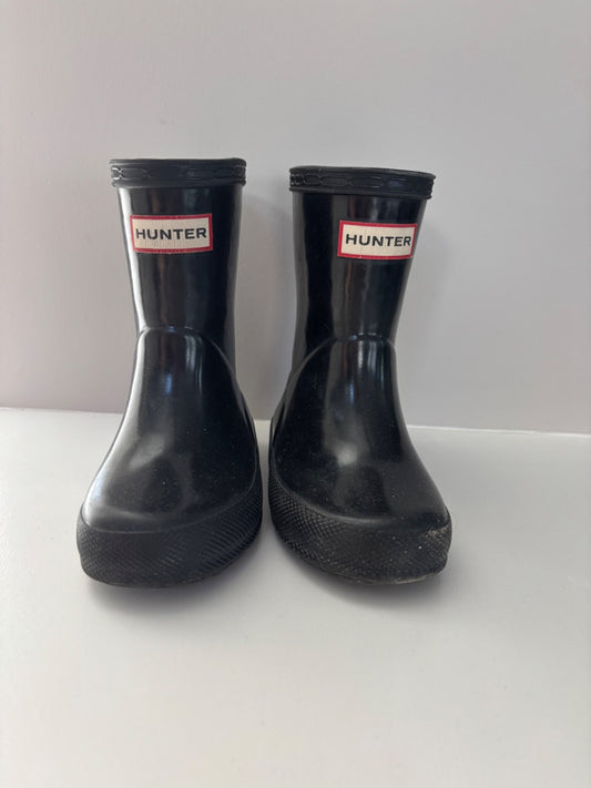 Black Hunter Rain Boots, Shoes 6 (Walkers:12-24 mth)