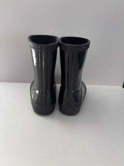 Black Hunter Rain Boots, Shoes 6 (Walkers:12-24 mth)