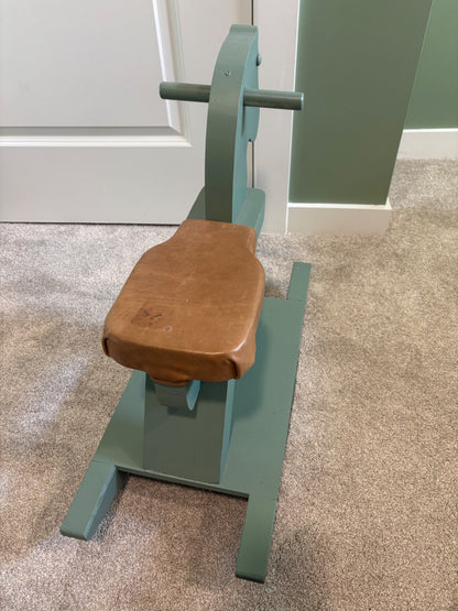 Wooden rocking horse