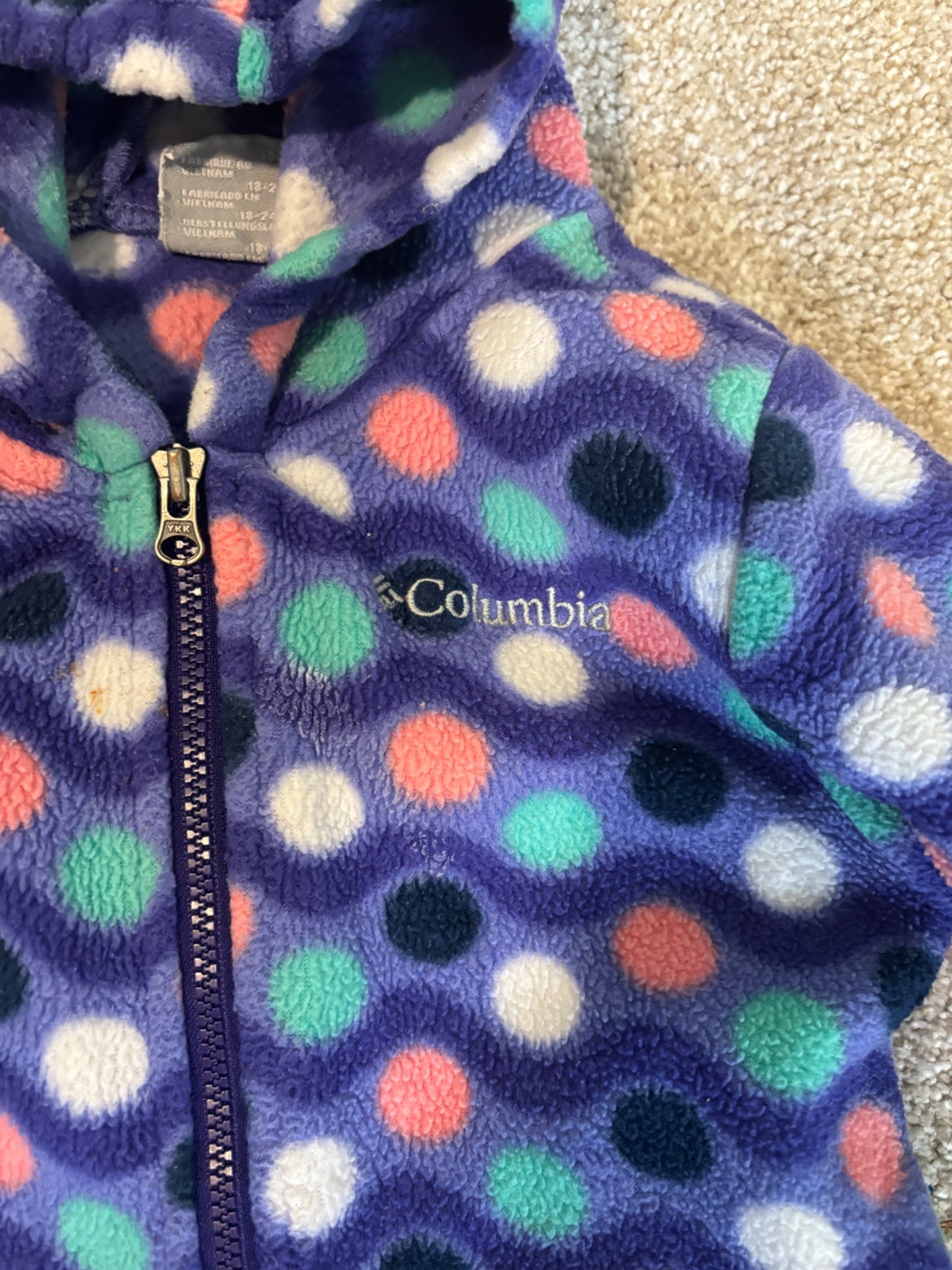 Columbia One Piece Fleece, Kids 24 Month (18-24M)