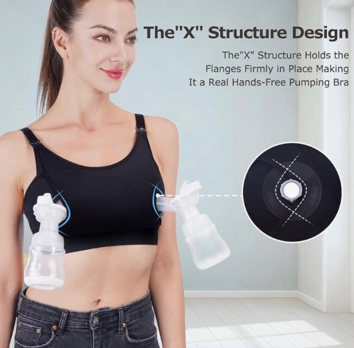 Black nursing bra, Maternity L (12-14)