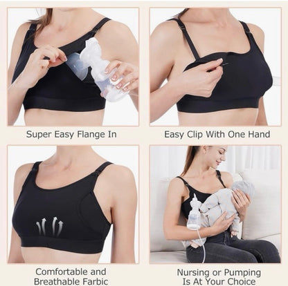 Black nursing bra, Maternity L (12-14)