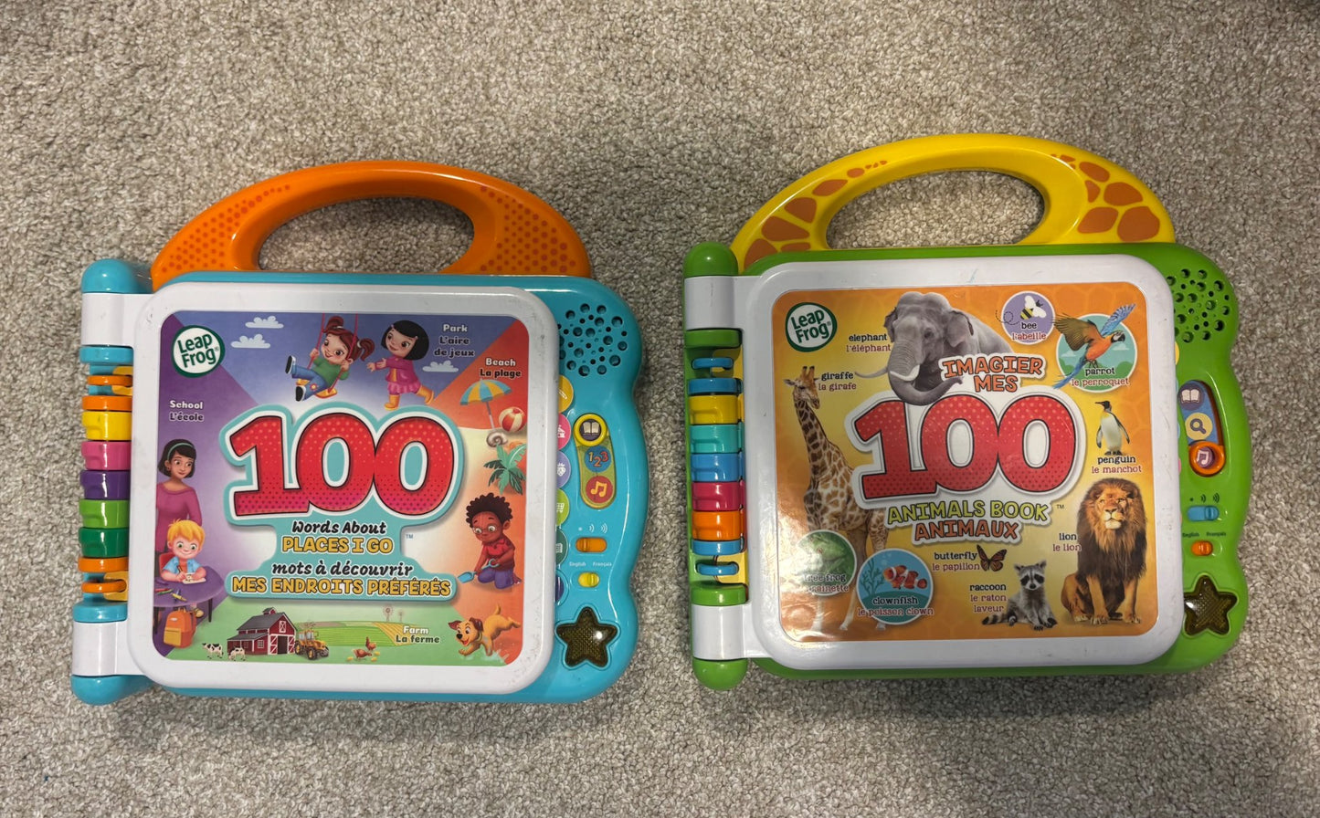 Leap Frog touch and talk books