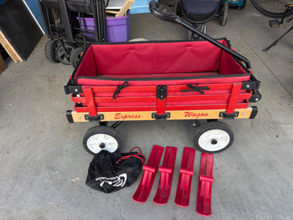 Millside Express Wagon with wheels and skis