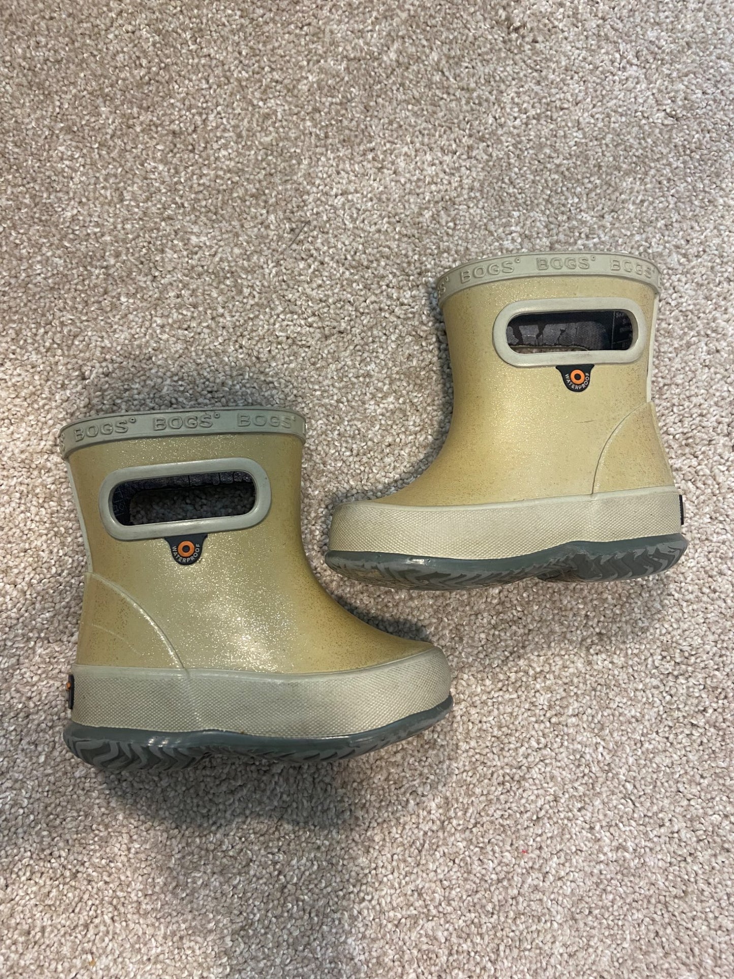 Gold sparkly Bogs, Shoes 4 (Baby: 0-12 mth)