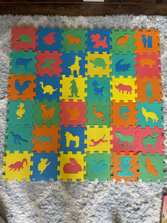 Colourful Foam Floor Puzzle Mat