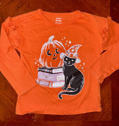 Girls Carters Long Sleeve Bundle 4 Items (MSRP $64), Kids 4/4T