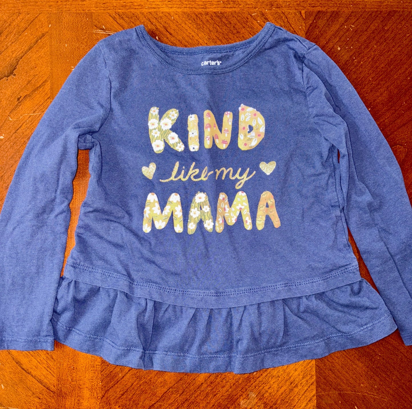 Girls Carters Long Sleeve Bundle 4 Items (MSRP $64), Kids 4/4T