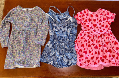 Girls Romper & Dress Bundle, Kids 5/5T