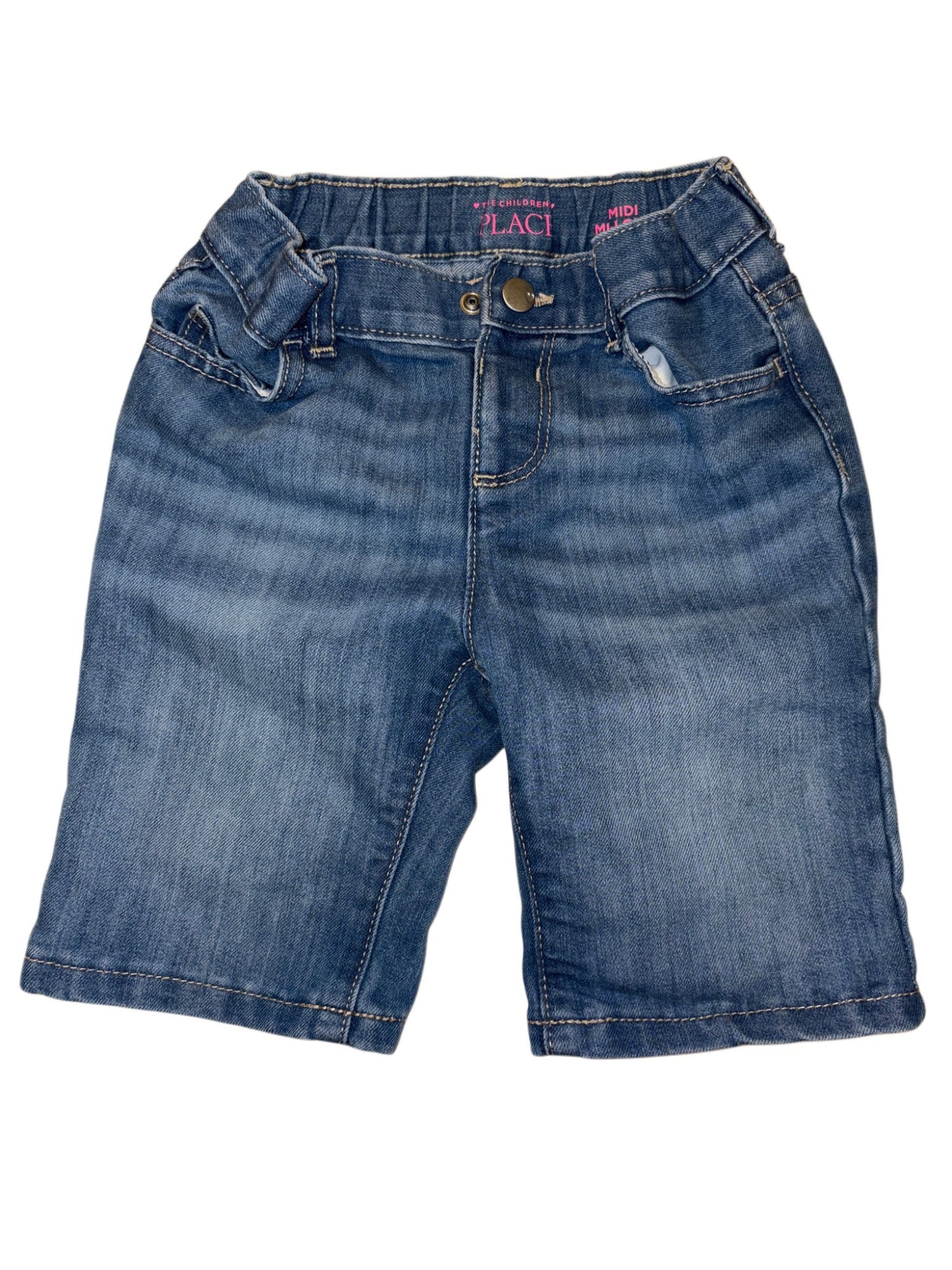 Midi-Length Jean Shorts, Kids 5/5T