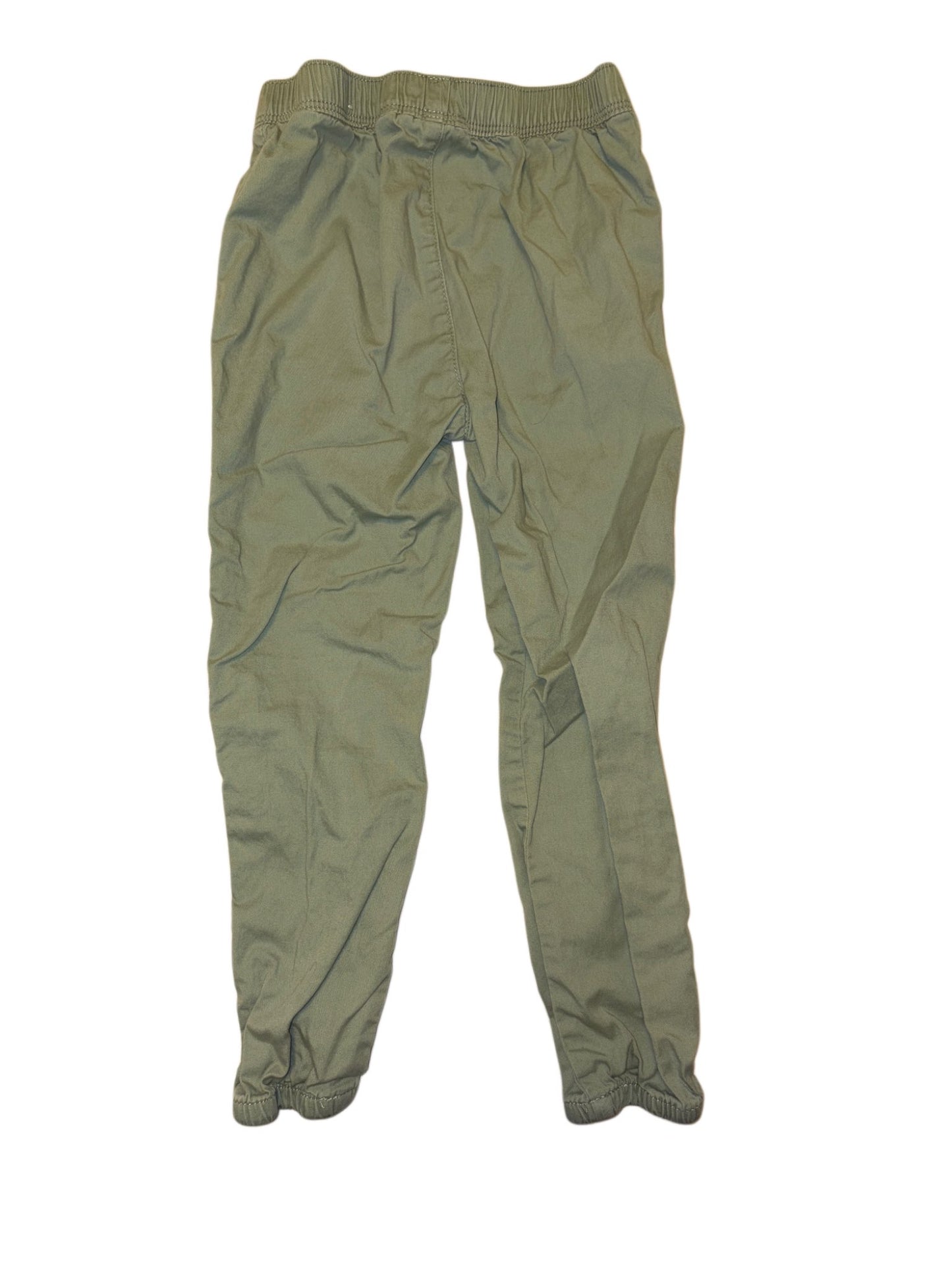 Green Cargo Pants Elastic Waist, Kids 5/5T